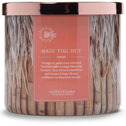 Colonial Candle Travel sojowa świeca zapachowa w szkle 3 knoty 14.5 oz 411 g - Maui Tiki Hut