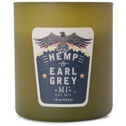 Świeca zapachowa dla mężczyzn Hemp Earl Gray Colonial Candle