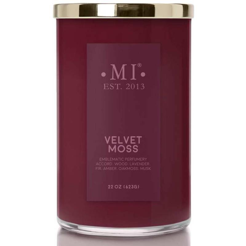 Colonial Candle bougie masculine sophistiquée parfumée au soja 623 g - Velvet Moss