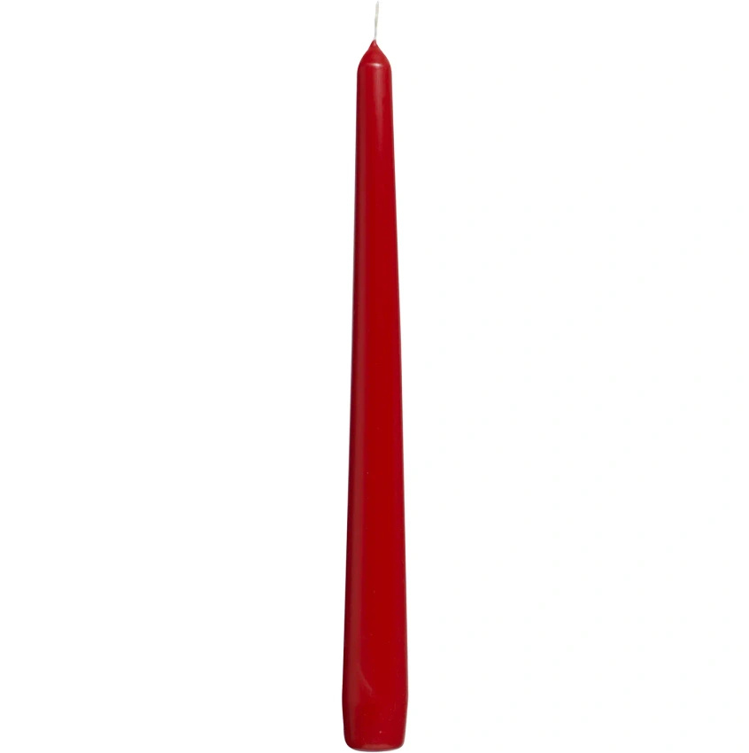 Bolsius candele a punta 245/24 mm 4 pz - Rosso