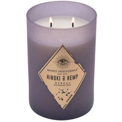 Candela di soia profumata per lui Hinoki Hemp Colonial Candle