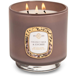 Luxurious scented candle Coconut Milk Lychee Colonial Candle