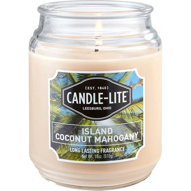 Naturalna świeca zapachowa Candle-lite Everyday 510 g - Island Coconut Mahogany