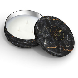 Ароматическая свеча 3 фитили сандаловое дерево ваниль Woodbridge - Black Diamond