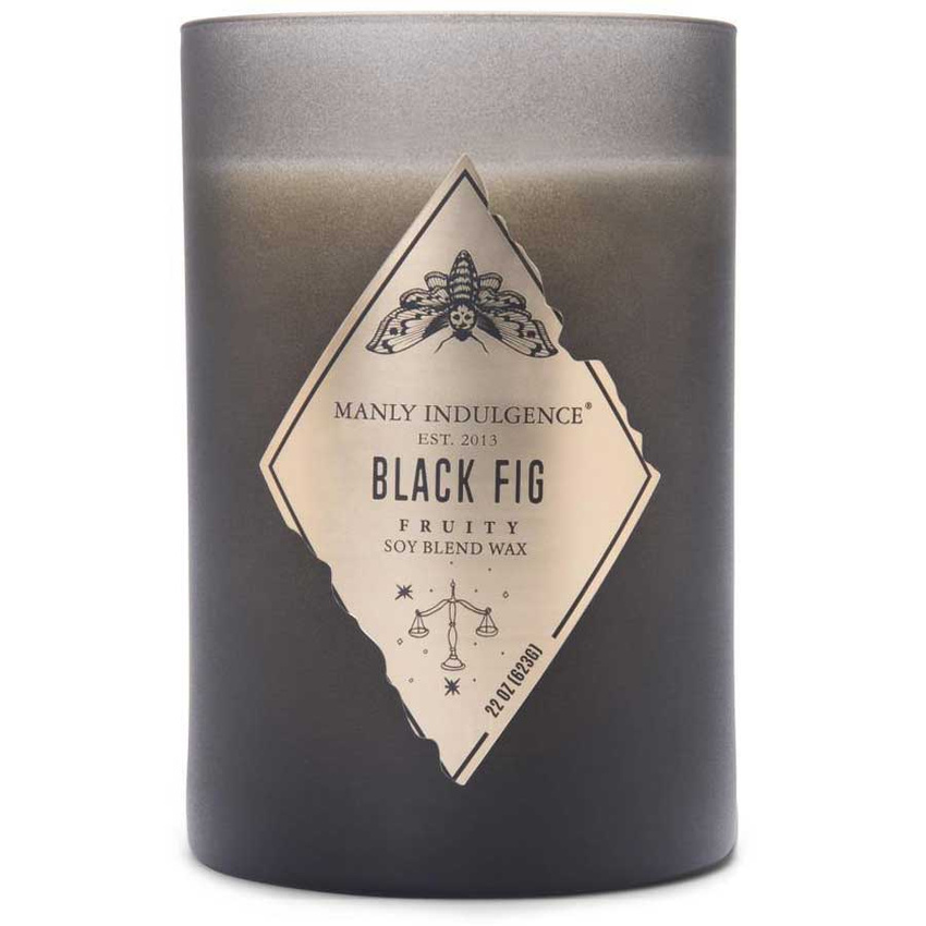 Vela aromática para hombre de soja Black Fig Colonial Candle