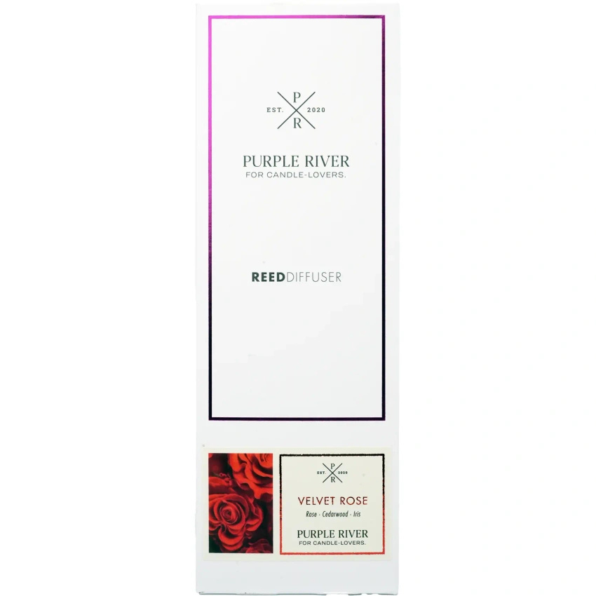 Purple River geurstokjes 100 ml - Velvet Rose