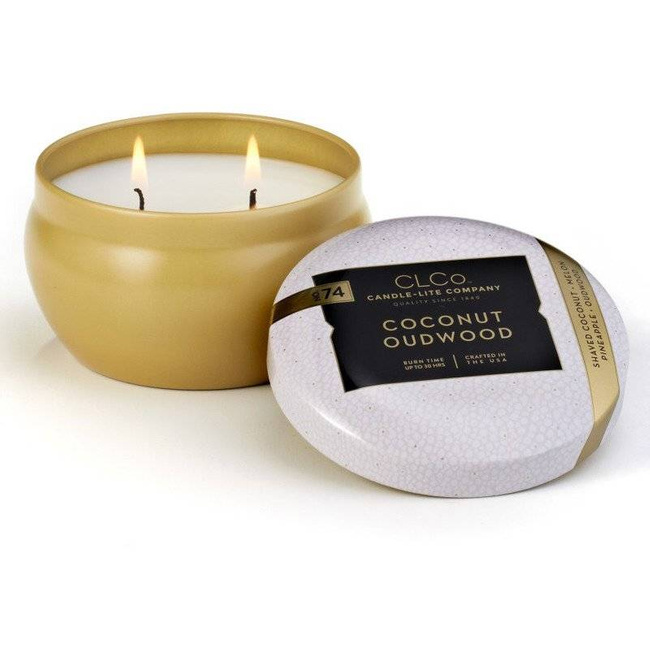 Świeca zapachowa Candle-lite CLCo Candle Jar - No. 74 Coconut Oudwood