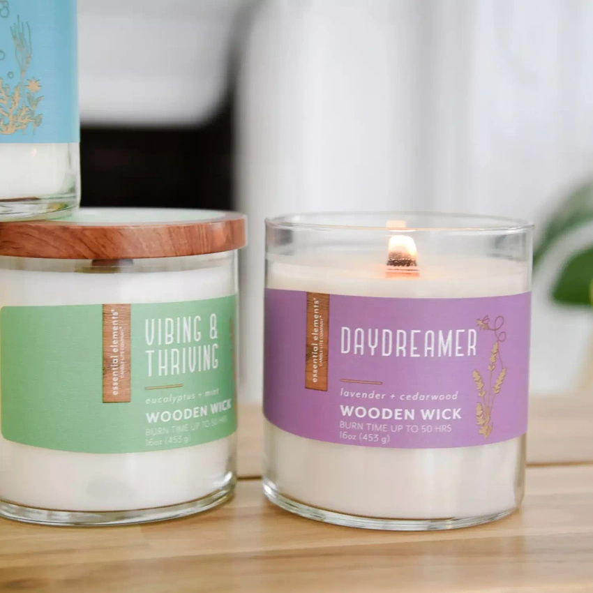 Candela profumata soia olii essenziali Candle-lite Essential Elements 454 g - Vibing Thriving