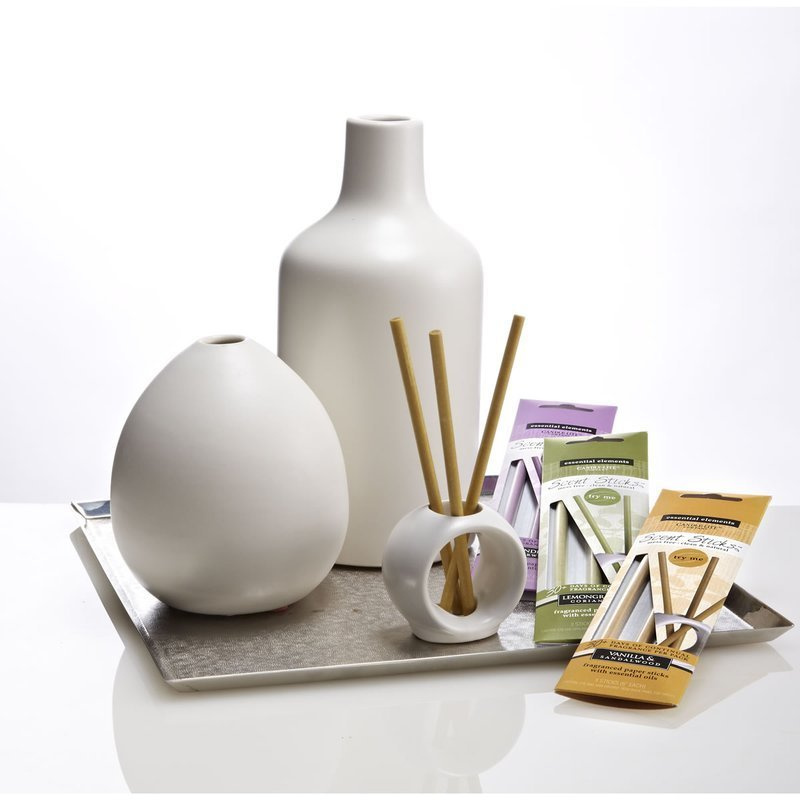 Vase blanc pour bâtons parfumés Scent Sticks Candle-lite