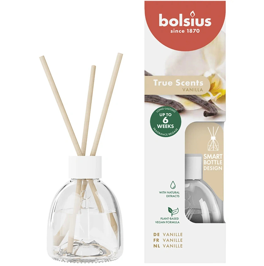 Bolsius True Scents 60 ml fragrance diffuser - Vanilla