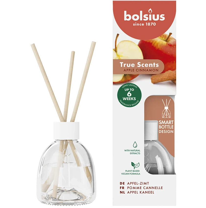 Bolsius True Scents aromaverstuiver 60 ml - Apple & Cinnamon