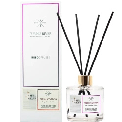 Purple River fragrance sticks 100 ml - Fresh Cotton