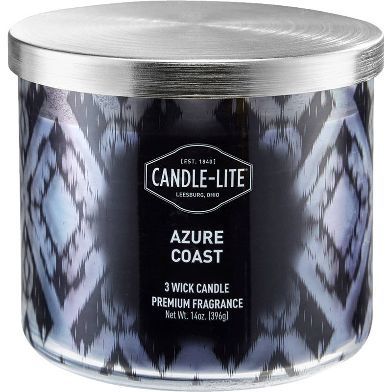 Naturale candela profumata 3 stoppini Candle-lite Everyday 396 g - Azure Coast